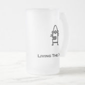 Three Eye Bot Living The Dream Black Matglas Bierpul (Voorkant rechts)