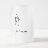 Three Eye Bot Living The Dream Black Matglas Bierpul (Voorkant links)