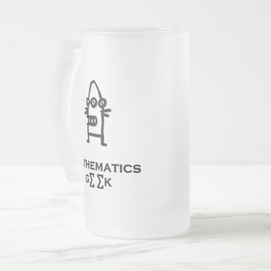Three Eye Bot Mathematics Geek Matglas Bierpul (Voorkant links)