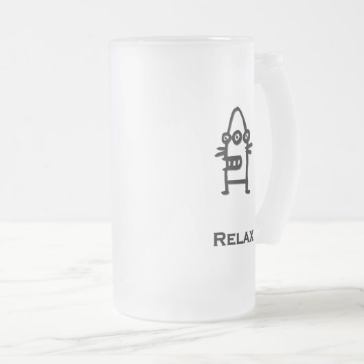 Three Eye Bot Relax Matglas Bierpul (Voorkant rechts)