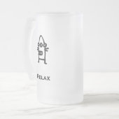 Three Eye Bot Relax Matglas Bierpul (Voorkant links)