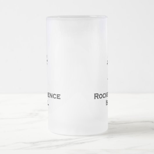 Three Eye Bot Rocket Science is cool Matglas Bierpul (Center)