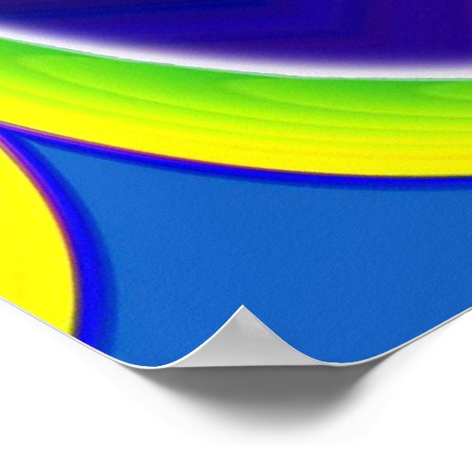 Three-eyed alien skull  poster (Hoek)