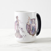 Three Fairies Fantasy Art beroemd gemaakt door Mol Magische Mok (Voorkant rechts)