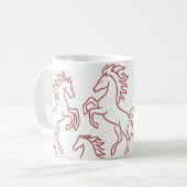 Three Fire Horse Mug 2026 Koffiemok (Voorkant links)