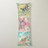 Three Flower Fairies beroemd gemaakt door Molly Ha Lichaamskussen (Achterkant (Verticaal))