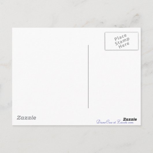 Three French Hens Briefkaart (Achterkant)