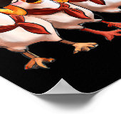 Three French Hens Singing The 12 Days Song, Christ Poster (Hoek)