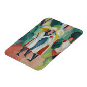 "Three Girls" Art magnet Magneet (Linkerzijde)