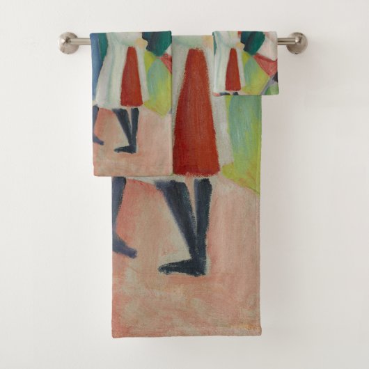 "Three Girls" Kunsthanddoekset Bad Handdoek (Insitu)