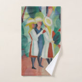 "Three Girls" Kunsthanddoekset Bad Handdoek (Handdoek)