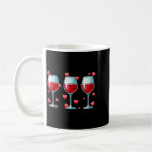 Three Gles Of Wine Valentines Day Couple Funny Dri Koffiemok (Links)