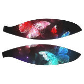 Three Glowing Butterflies on night background Basketbal (Panelen)