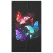 Three Glowing Butterflies on night background Tafelkleed (Voorkant)