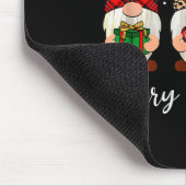 Three Gnome Shirt For Women Merry Christmas Buffal Muismat (Hoek)