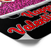 Three Gnomes And Leopard Truck Happy Valentine's D Poster (Hoek)