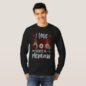 Three Gnomes I Love Being A Memaw Funny Valentines T-shirt (Voorkant volledig)