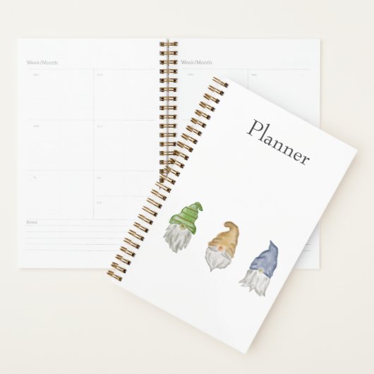 Three Gnomes Spiral Soft Cover Planner (Display)