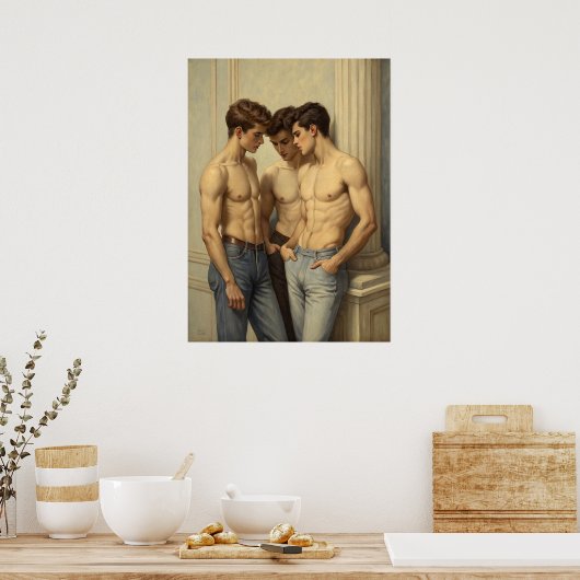 Three graces: A romantic study in desire Poster (Keuken)