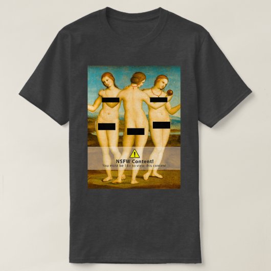 Three Graces censored T-shirt (Design voorkant)