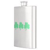 Three Green Shamrock Trinity Flacon (Links)