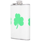 Three Green Shamrock Trinity Heupfles (Links)