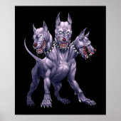 Three Headed Dog Cerberus Poster (Voorkant)
