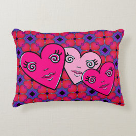 Three Hearts  Accent Kussen