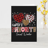 Three Hearts Cupid's Favoriete Maatschappelijk Wer Kaart (Gele Bloem)