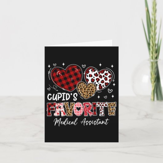 Three Hearts Cupid's Favoriete Medische Instant Va Kaart (Voorkant)