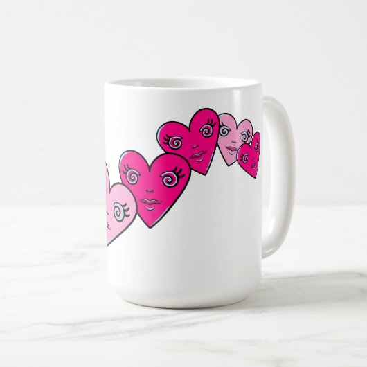 Three Hearts  Koffiemok (Voorkant rechts)