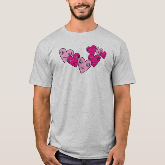 Three Hearts  T-shirt (Voorkant)