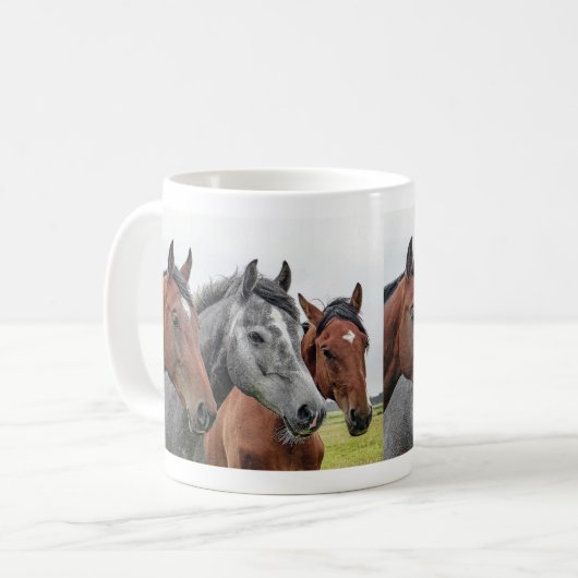 Three horse koffiemok (Voorkant links)