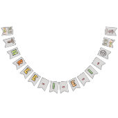 Three-i-e-i-o Boerderijdieren 3e verjaardag Vlaggetjes (Alle)