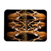 Three Impala Drink Together at Night Magneet (Horizontaal)