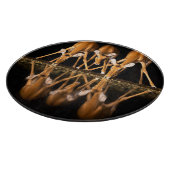 Three Impala Drink Together at Night Snijplank (Hoek)