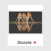 Three Impala Drink Together at Night Sticker (Vel)