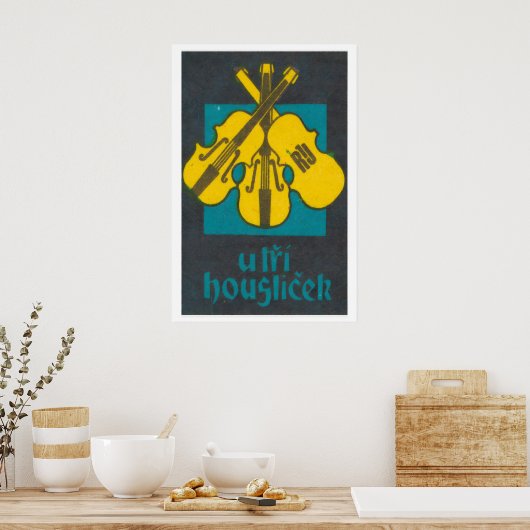 Three Instruments - Matchbox Print - Aesthetic (Keuken)