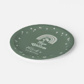 Three Is A Charm Shamrock Any Age Birthday Papieren Bordje (Gekanteld)