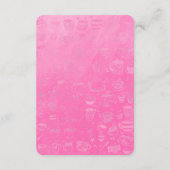 Three It’s Time for Tea 3rd Birthday Invitation Kaart (Achterkant)