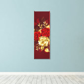 Three Jewelry Roses Canvas Afdruk (Insitu (Houten vloer))