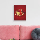 Three Jewelry Roses Canvas Afdruk (Insitu (Woonkamer))