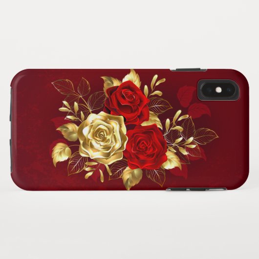 Three Jewelry Roses Case-Mate iPhone Case (Achterkant (horizontaal))