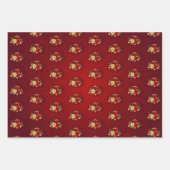 Three Jewelry Roses Inpakpapier Vel (Voorkant 3)