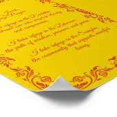 Three Jewels Refuge Buddhist Minimalist Adult  Poster (Hoek)