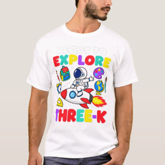 Three K Preschool Astronaut Adventure T-shirt