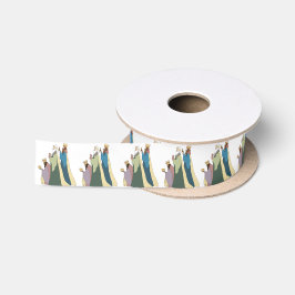 THREE KING GIFT RIBBON SATIJNEN LINT