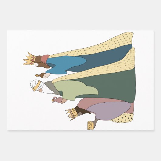 THREE KING WRAPPING PAPER (Voorkant 2)