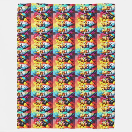 Three Kings Fleece Deken (Voorkant)