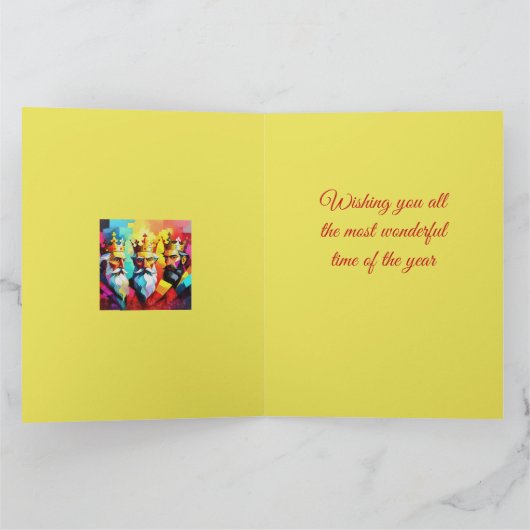 Three Kings Kaart (Binnen)